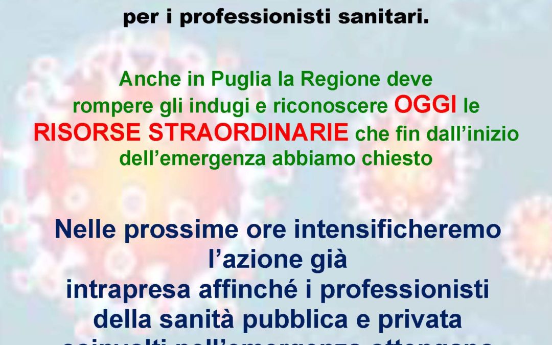 Volantino Segreterie Regione Puglia