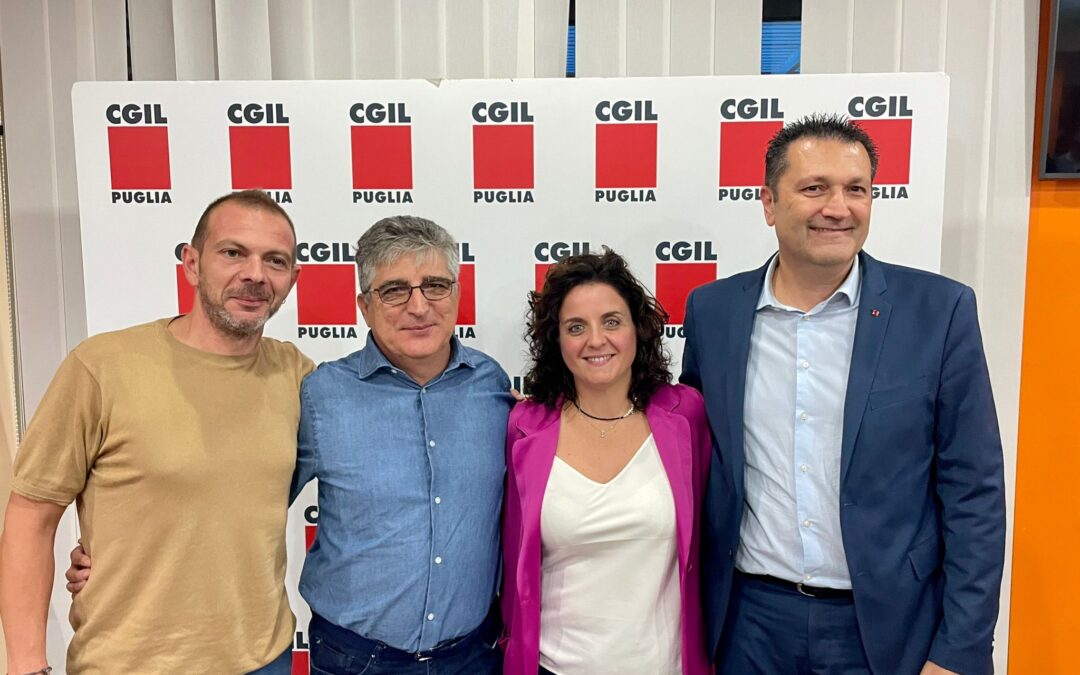 Gino Lonigro è il nuovo Segretario Generale della Fp Cgil Puglia